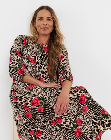 Animal Print Print Care Free Maxi Dress