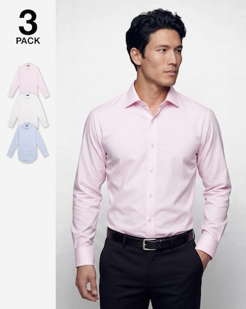 3 Pack Long Sleeve Formal Shirt Long
