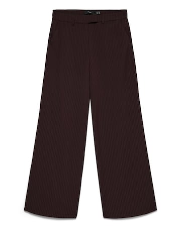 Vero Moda Riva High Waisted Pinstripe Straight Trouser