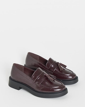 Madelyn Tassle Detail Loafer Shoes - Wide Fit (E)
