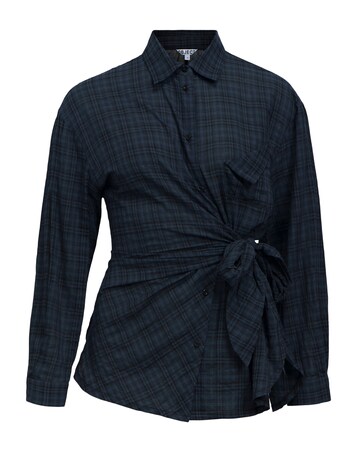 Object Malua Check Knotted Shirt