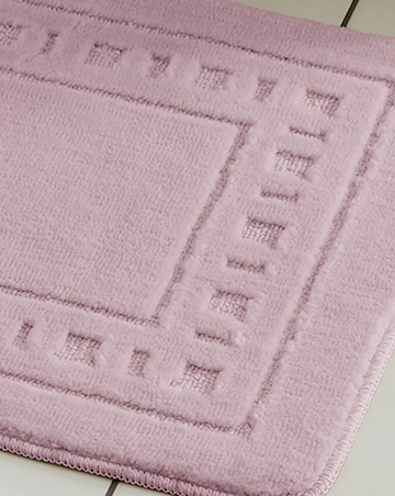 Catherine Lansfield Armoni Bath and Pedestal Mat Set