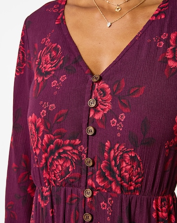 Joe Browns Radiant Roses Button Through Maxi Dress
