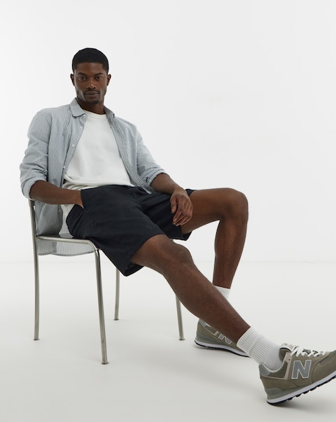 Linen Blend Chino Short