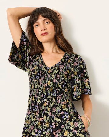 FatFace Emma Floral Jersey Dress