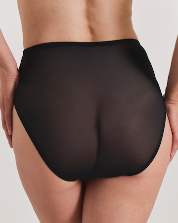 Pretty Secrets Lace Full Brief Knickers Black