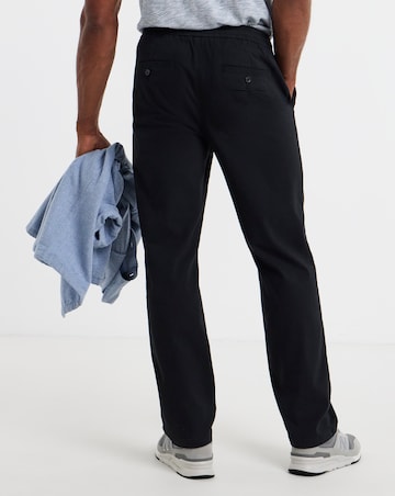 Fully Elasticated Comfort Waist Straight Chino Trouser