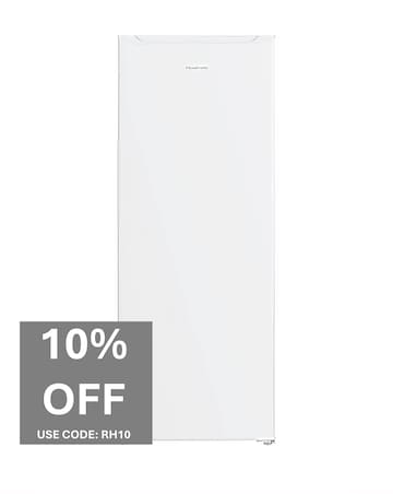 Russell Hobbs RH143FZ552E1W 143cm High Small Upright Freezer White + Install