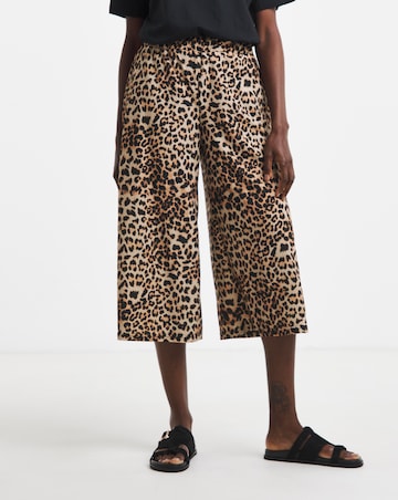 Leopard Jersey Culotte
