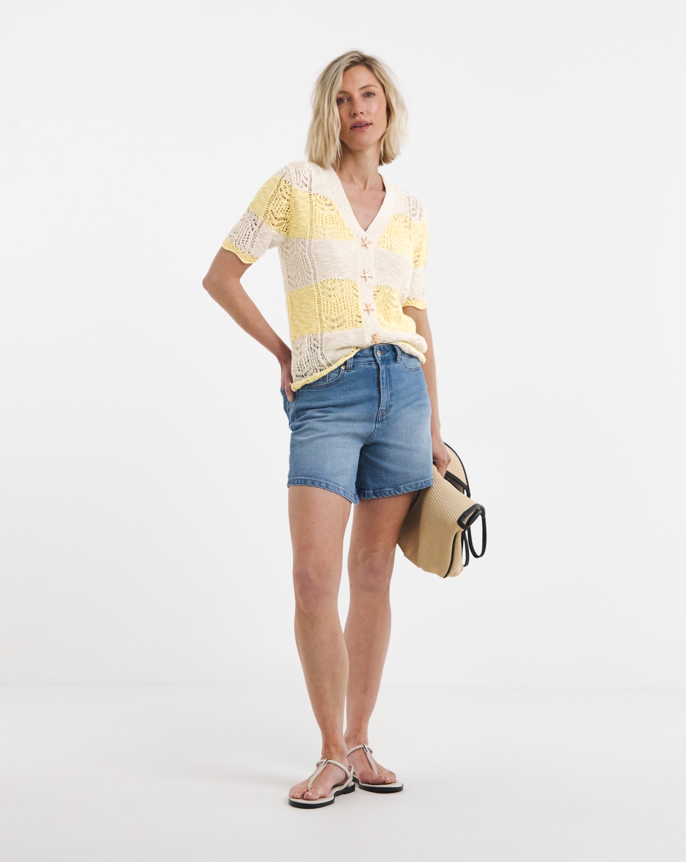 Crochet Patchwork Cardigan | JD Williams