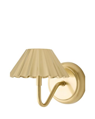 ValueLights Avery Gold Rechargeable Easy Fit LED Wall Light