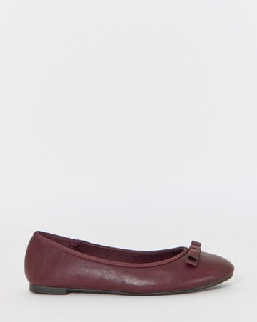 Abundance Classic Bow Ballerina Shoes - Extra Wide Fit (EEE)