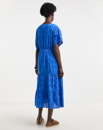 Pure Cotton Broderie Smock Dress