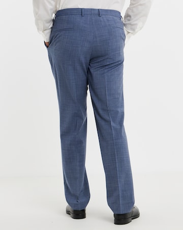 BOSS Blue Wool Mix Suit Trouser