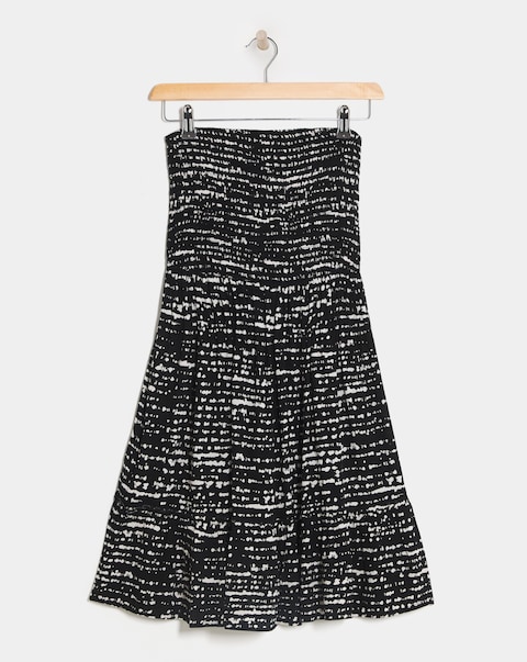 Value Shirred Mini Beach Dress