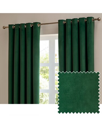 Furn. The Ultimate Velvet Blackout Eyelet Curtains
