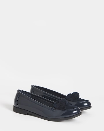 Kinzie Bow Detail Flat Shoes - Extra Wide Fit (EEE)
