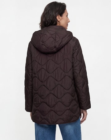 Chocolate Short Quilted Jacket