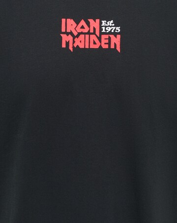 Only & Sons Iron Maiden Relaxed Fit Back Print T-Shirt - Black