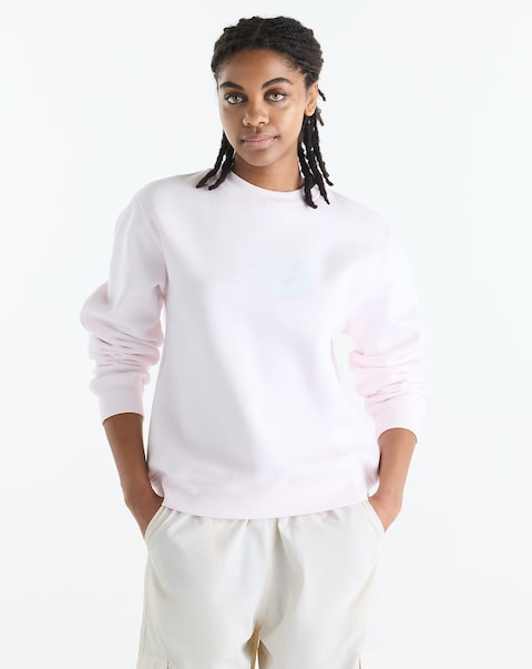 New Balance Fleece Logo Crew Neck Sweatshirt