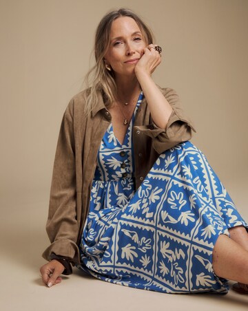 Julipa Printed Jersey Midi Dress