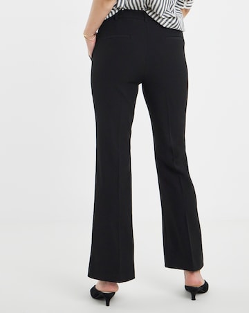 Black Tailored Bootcut Trousers