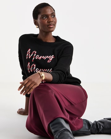 Merry Sequin Jumper