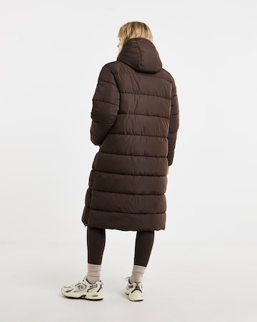 Gym King Longline Quilted Puffer Coat