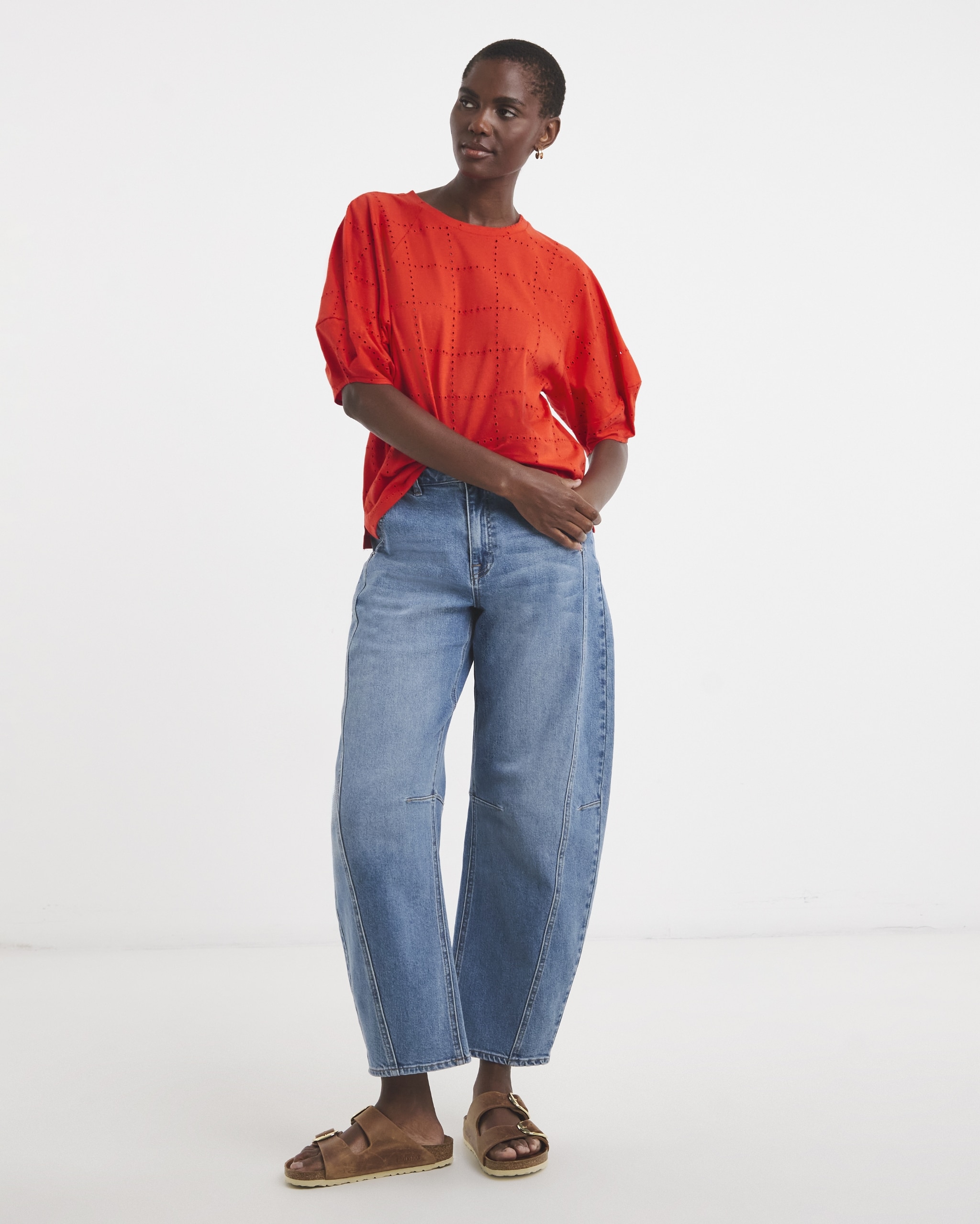 Woman wearing JD Williams clothing