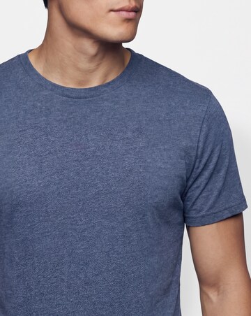 Denim Marl Crew Neck T-Shirt Long