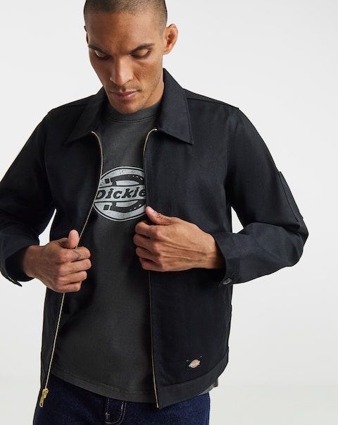 Dickies Unlined Eisenhower Jacket - Black