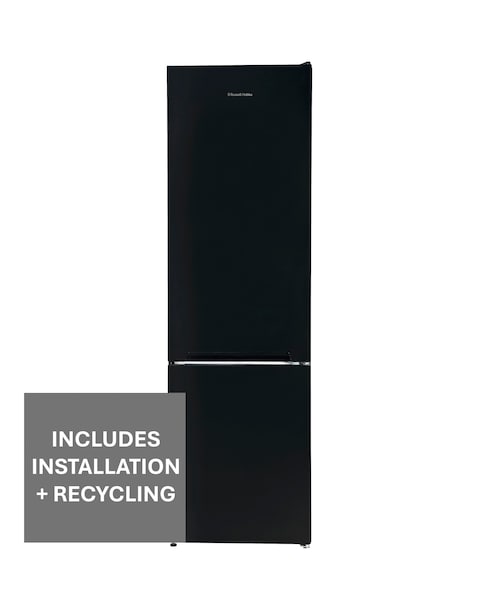 Russell Hobbs RH180FFFF551E1B Frost-Free Fridge Freezer Black + Install