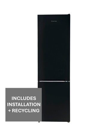 Russell Hobbs RH180FFFF551E1B Frost-Free Fridge Freezer Black + Install