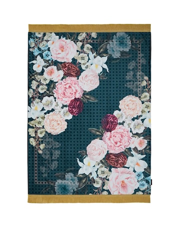 Laurence Llewelyn-Bowen Bouquet List Throw