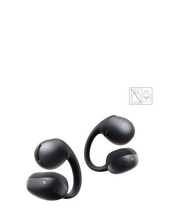 Shokz OpenDots Air Open-Ear True Wireless Earbuds - Black