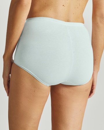Sloggi (3 Pack) Cotton Basic Maxi Knickers Mint Multi