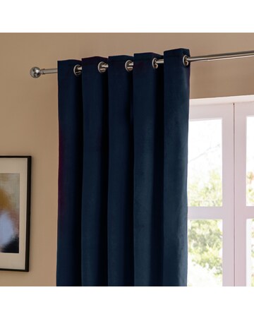 Furn. The Ultimate Velvet Blackout Eyelet Curtains