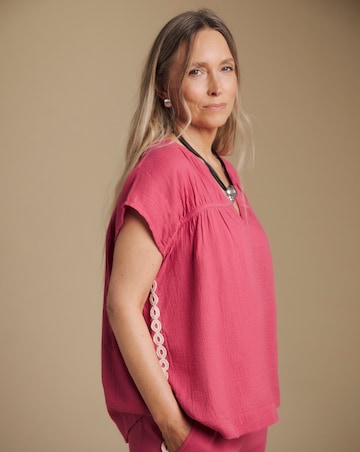 Julipa Cheesecloth Cotton Blouse