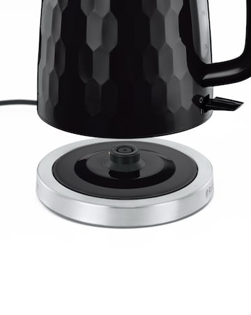 Russell Hobbs 26051 Textured Honeycomb Black Kettle