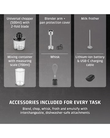 CASO Click & Mash Cordless Hand Blender