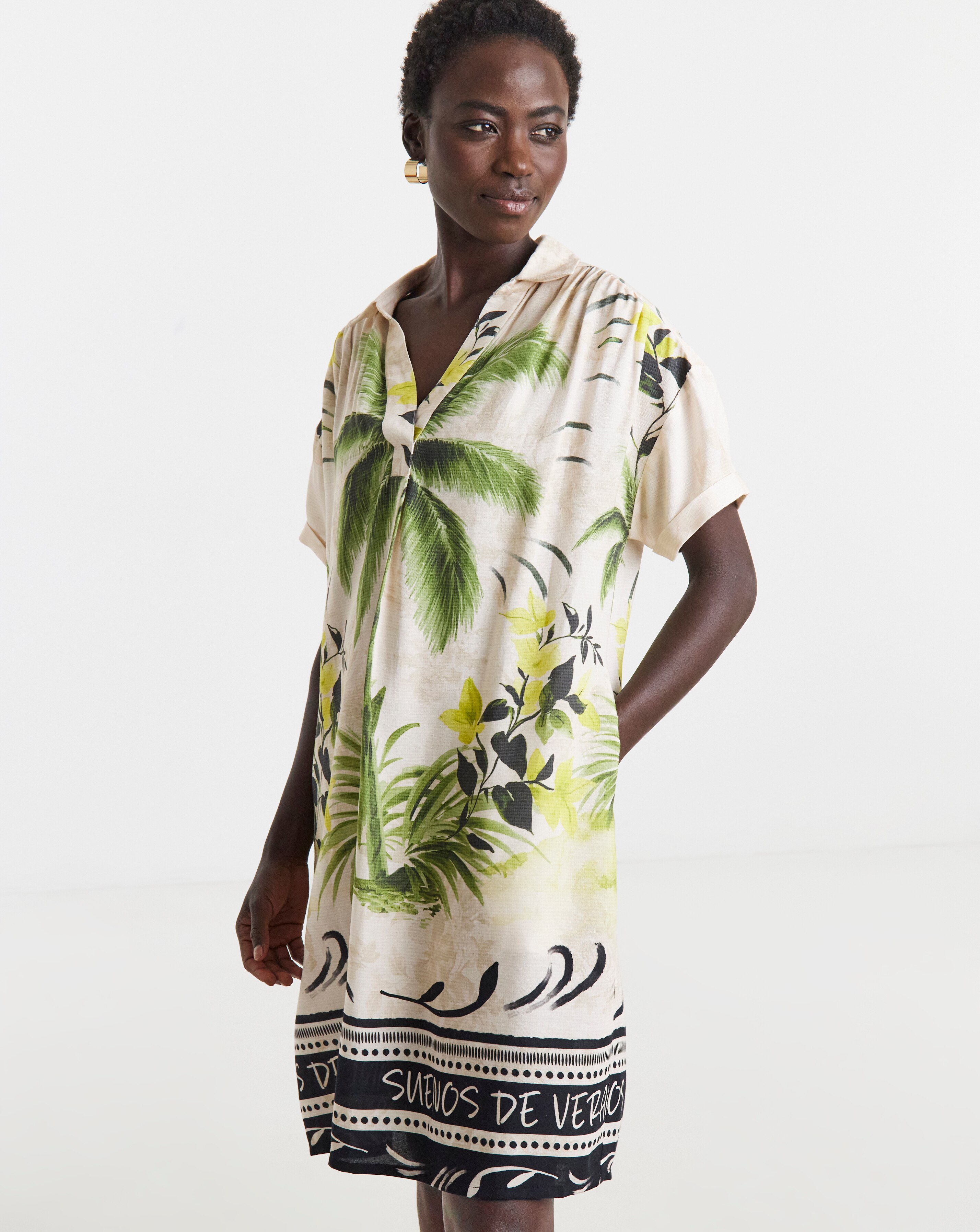 Printed Shift Dress | JD Williams