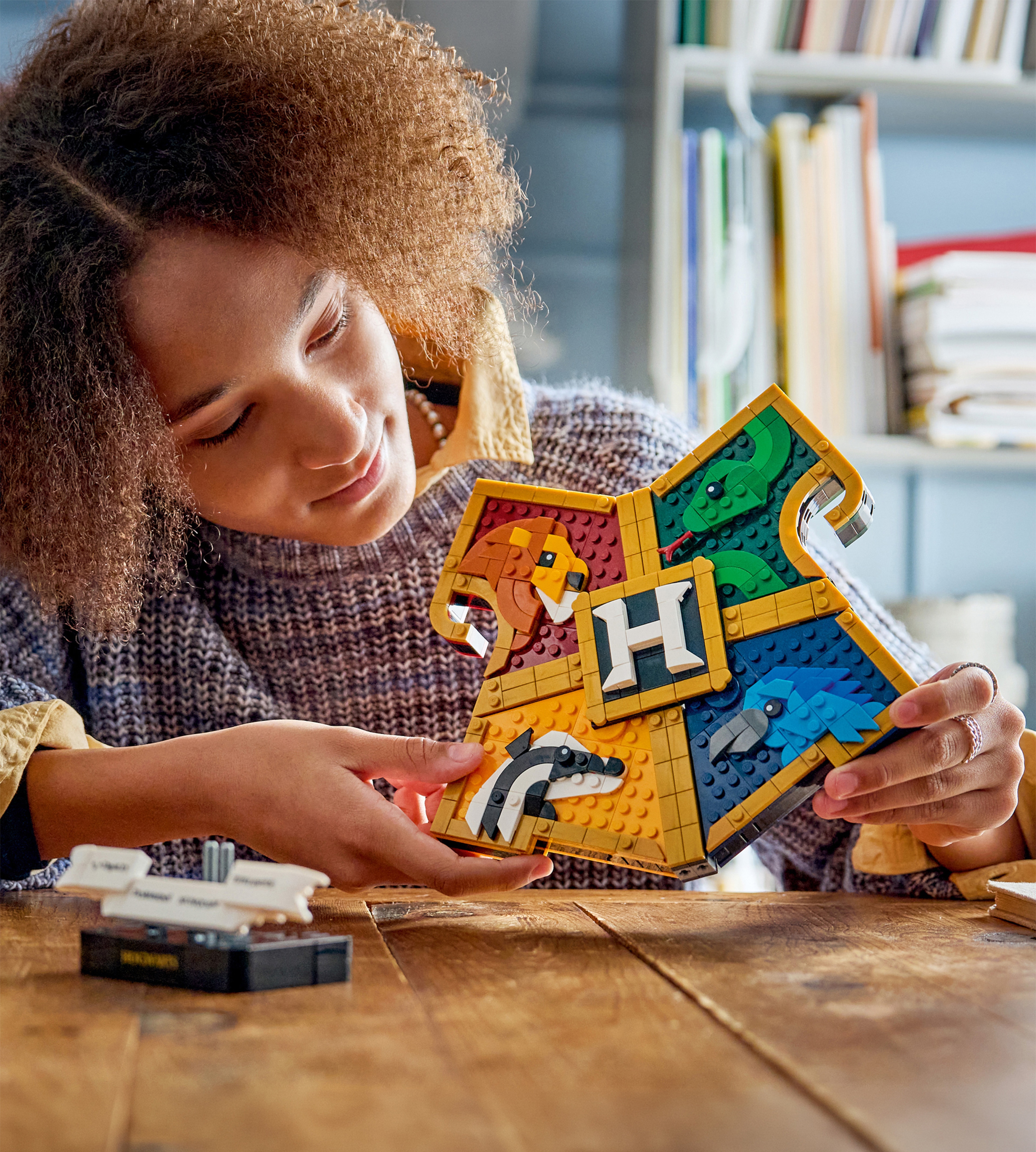 A child playing with Harry potter LEGO®
