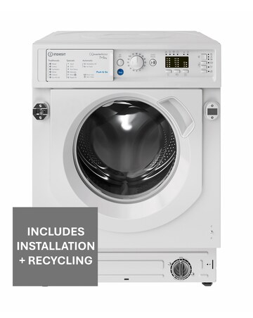 Indesit BIWDIL75148UK Integrated 7kg/5kg Washer Dryer + Installation