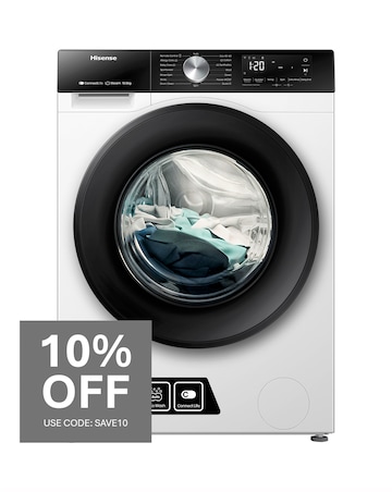 Hisense 3S Series WF3S1043BW3 WiFi-enabled 10kg 1400 Spin Washing Machine White
