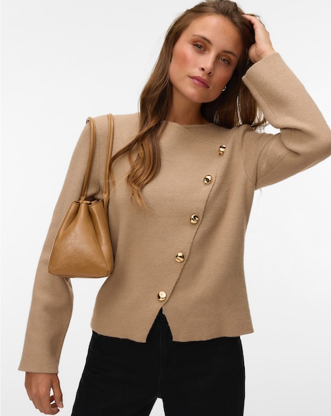 Vero Moda Vienna Asymmetric Wrap Cardigan