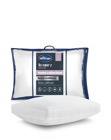 Silentnight Hotel Collection Luxe Cotton Box Pillow