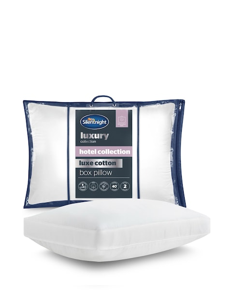 Silentnight Hotel Collection Luxe Cotton Box Pillow