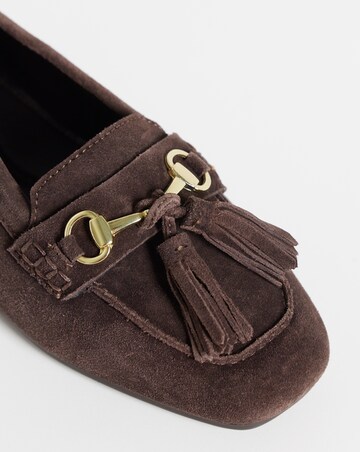 Heavenly Soles Prague Suede Diving Moccasin - Extra Wide Fit (EEE)