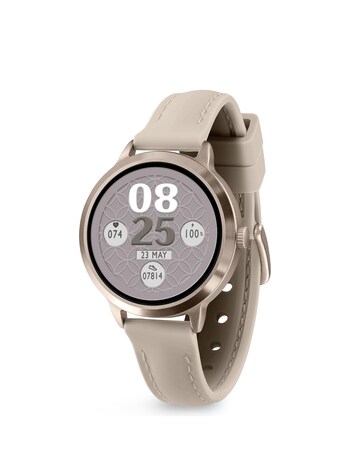 Reflex Active Spectre AMOLED Silicone Strap Smart Watch - Mink