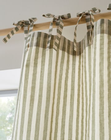 Pineapple Elephant Zanzibar Yard Dyed Stripe Tie Top Panel Voile